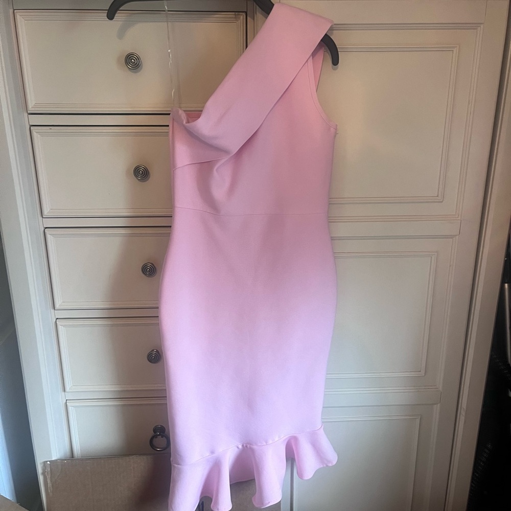 Small off the shoulder, formfitting shein dress